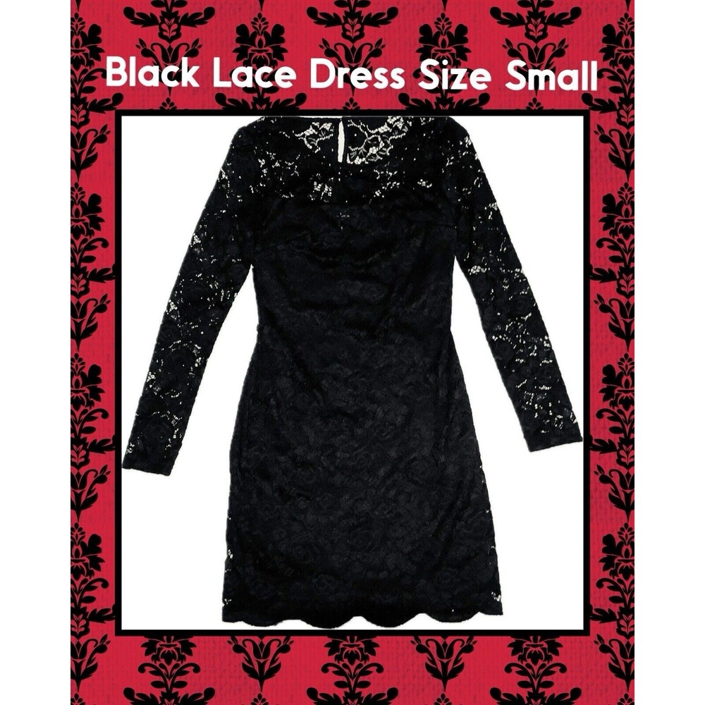 I.N. San Francisco Womens Dress Lace Overlay Form Fitting Small‎